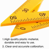 40cm Plastic School Teaching Triangle Rulers with Removable Handle