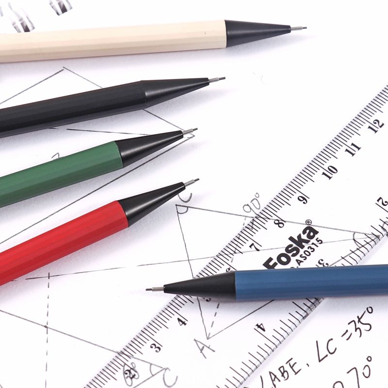 Single 0.5mm Metal Mechanical Pencil With Eraser