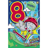 Me To You Bear My Dinky 8 Today 8th Birthday Card