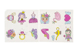6 Pieces Princess Tattoos (One Sheet)