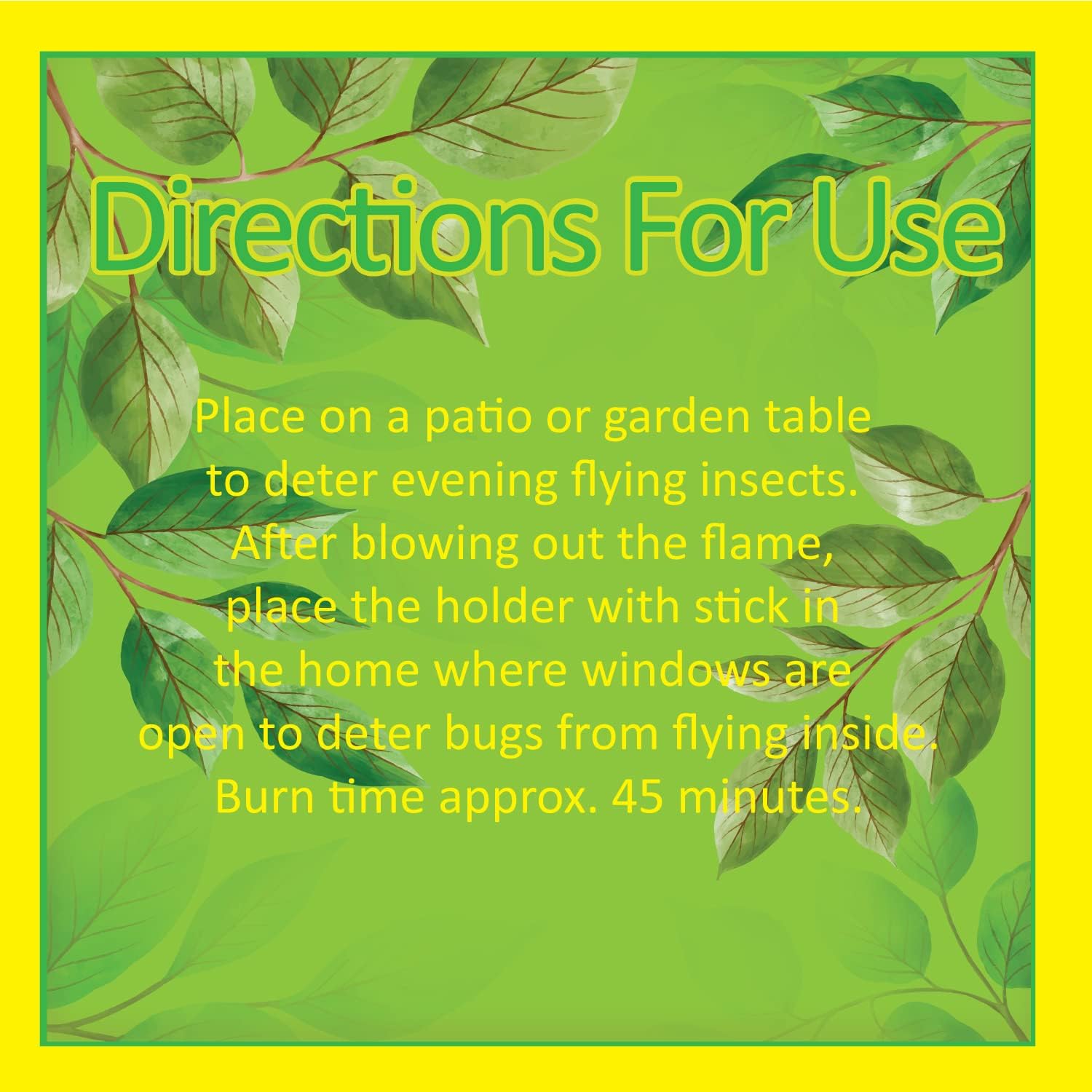 Pack of 30 Citronella Incense Sticks