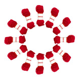 Red Acrylic Yarn Roll – 10g, 4 Strand 8 Ply Knitting Wool
