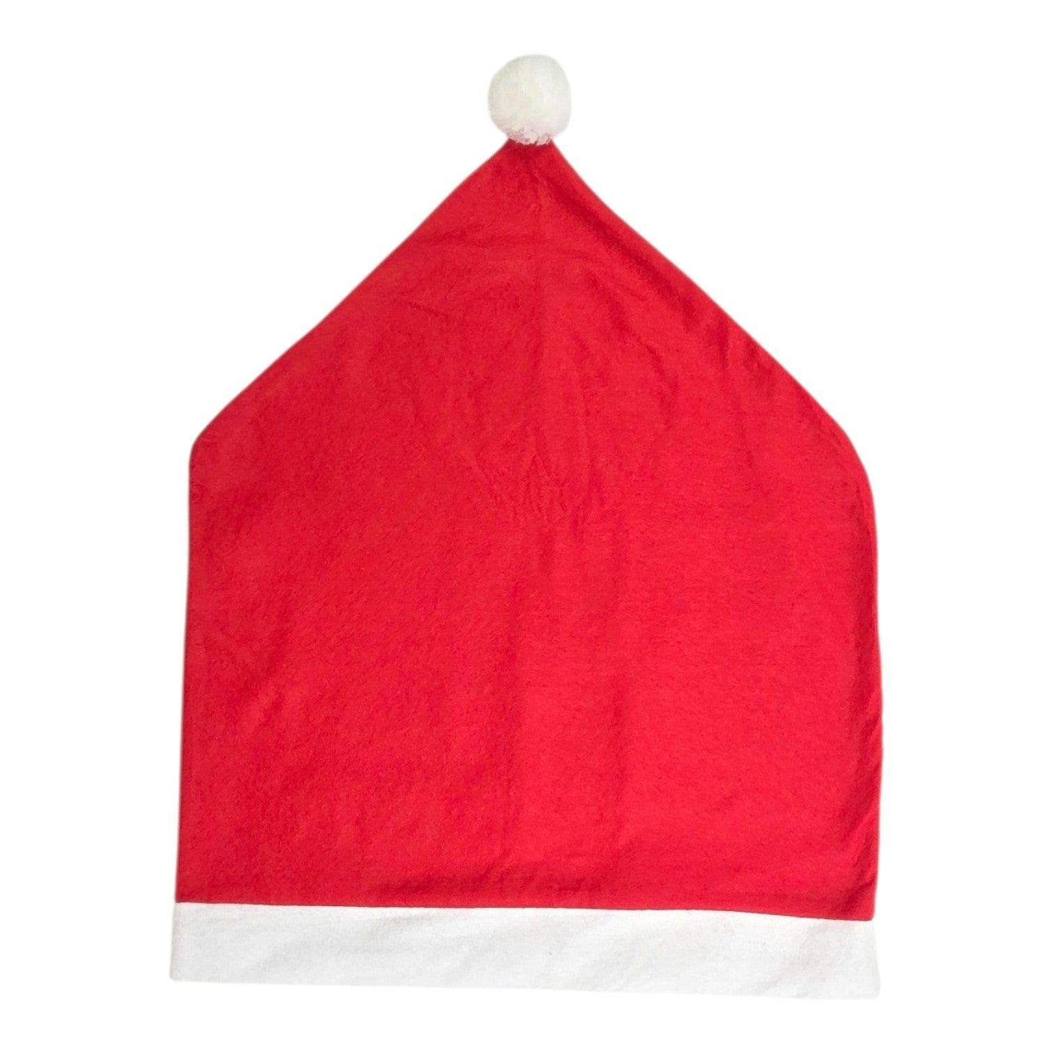 Christmas Santa Hat Chair Cover Decoration 62×48 cm