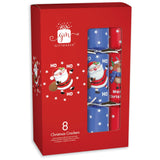 Pack of 8 12" Ho Ho Novelty Family Christmas Dinner Crackers