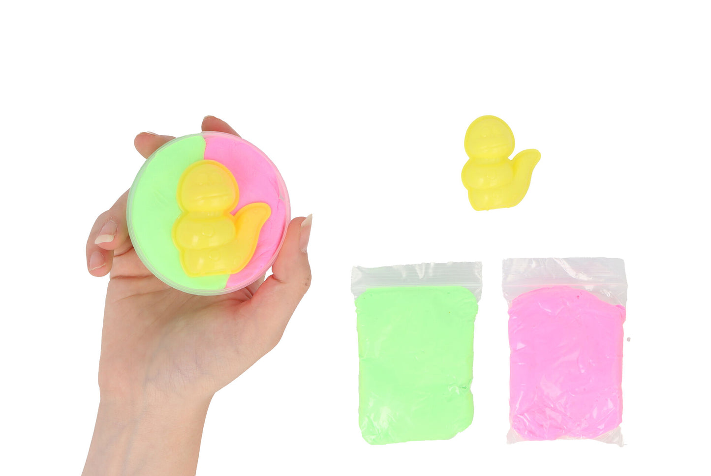 Single Bouncing Putty Capsule with Animal Mould (7cm)