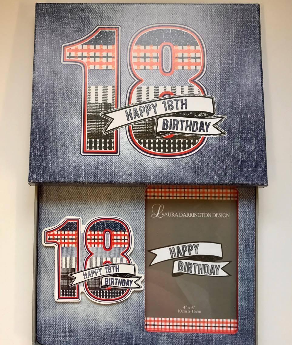 18th Birthday - Denim Style Photo Frame