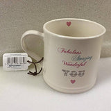 Love Home Ceramic Heart Mug Fabulous Amazing Wonderful You All Occasion Gift