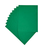 Pack of 10 A4 Dark Green Coloured EVA Foam Sheets
