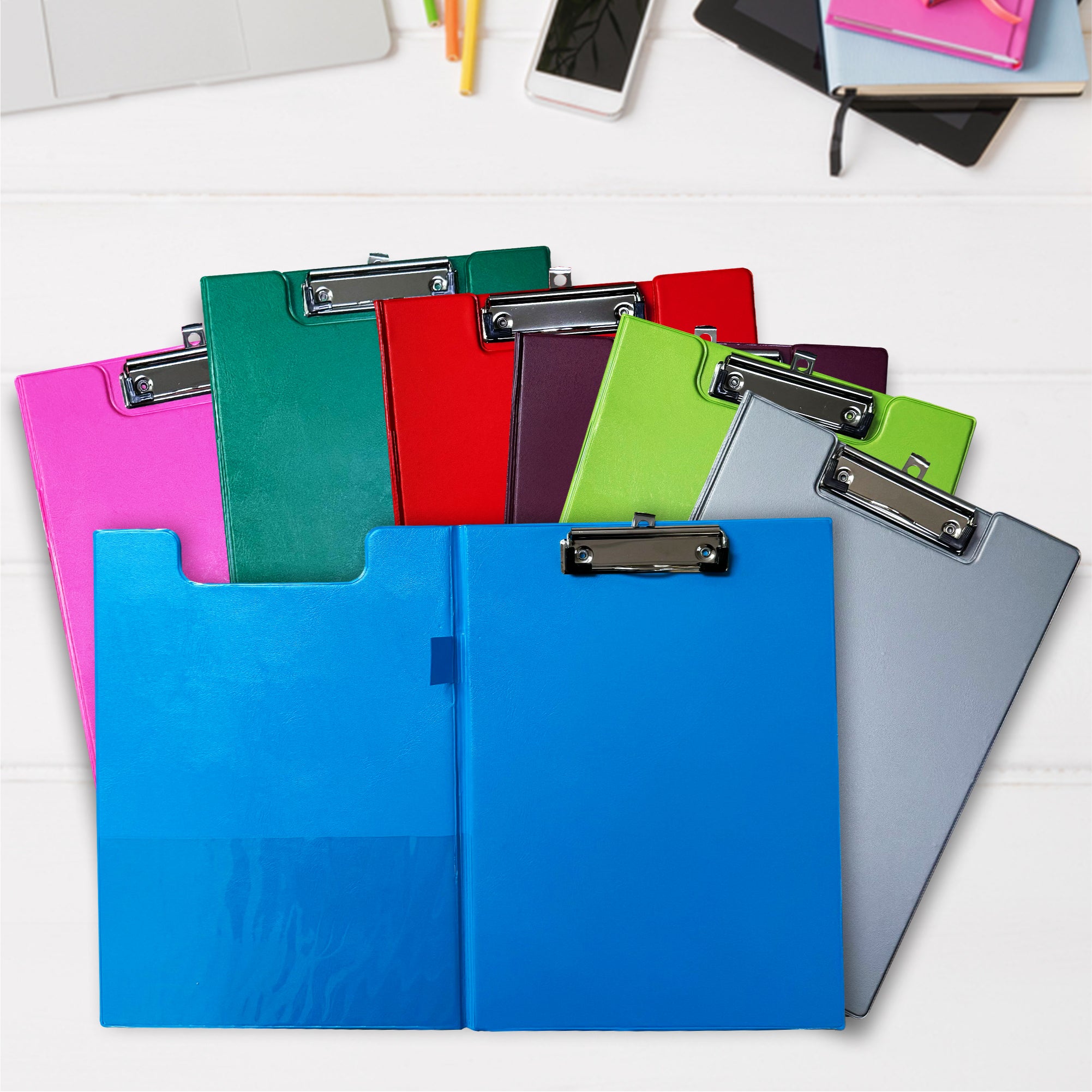 Janrax A4 Purple Foldover Clipboard
