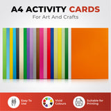Pack of 50 A4 Green Coloured Card 160gsm Sheets