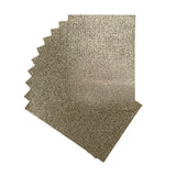 Pack of 10 A4 Light Gold Glitter EVA Foam Sheets