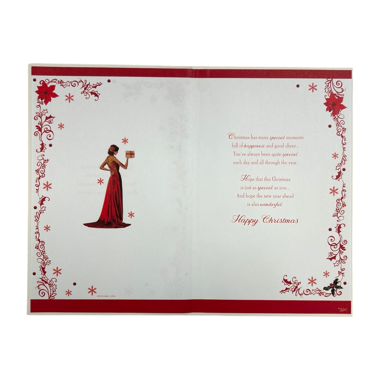 With Love to a Wonderful Granddaughter Christmas Card