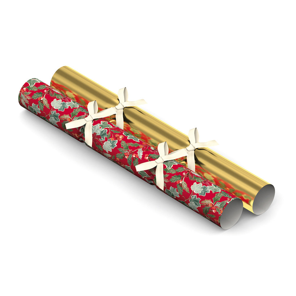 Pack of 8 5" Nest Saucer Christmas Dinner Crackers