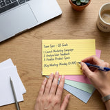 Pack of 100 White Plain 8x5" Record Cards – Blank Study Index Cards for Notes, Revision