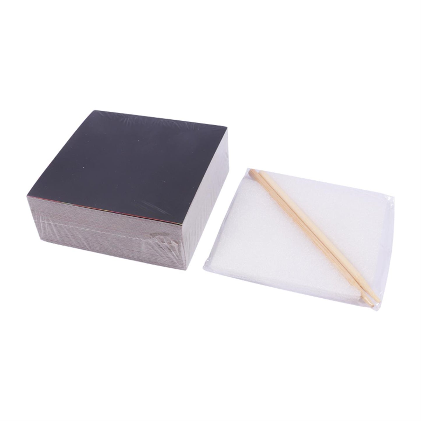 Pack of 100 Sheets Creative Scratch Painting Art Paper For Kids 9 x 9cm