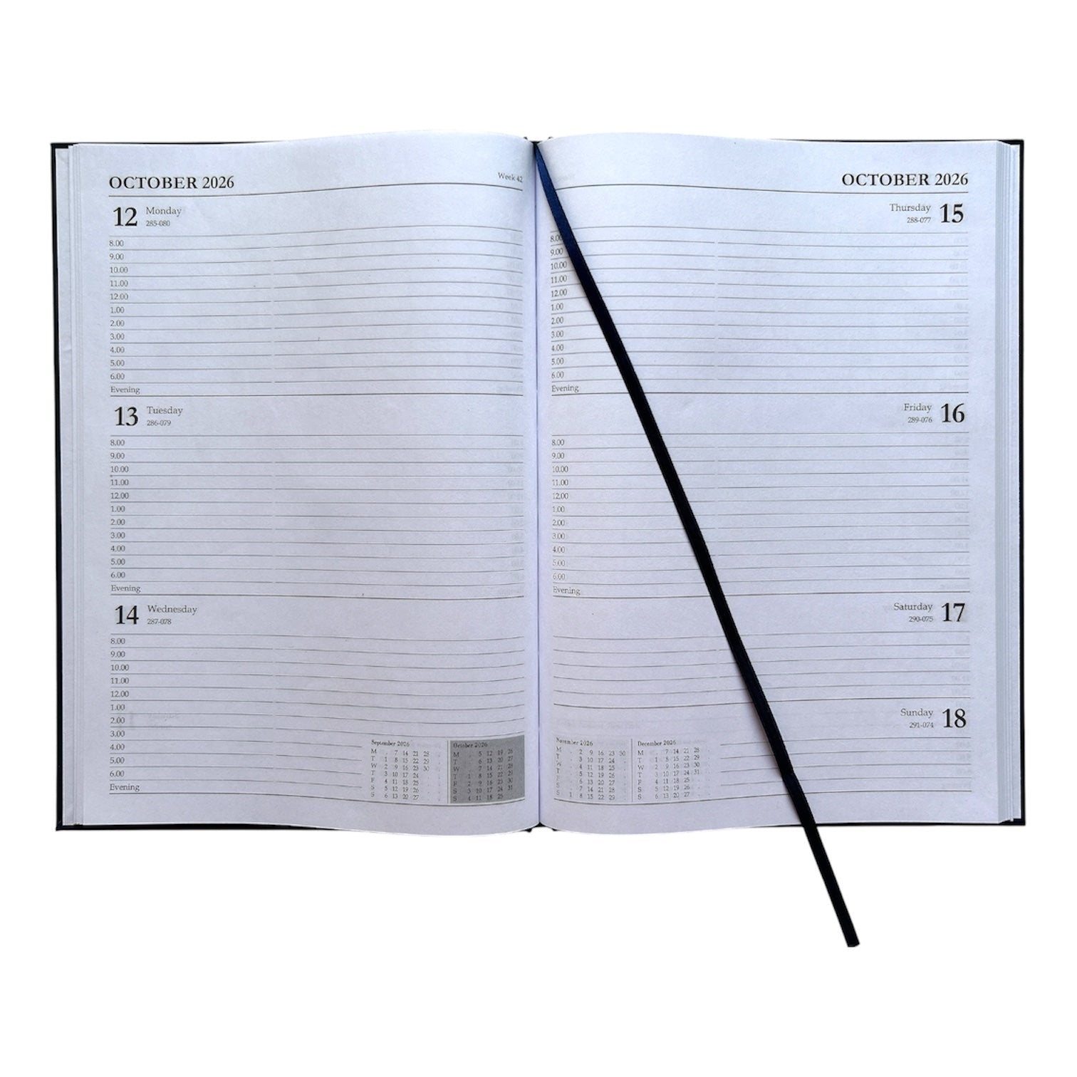 Janrax 2026-2027 A4 Week To View Blue Academic Diary