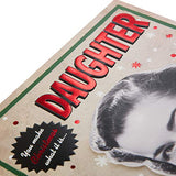 Daughter Christmas Card 'Share The Blame 