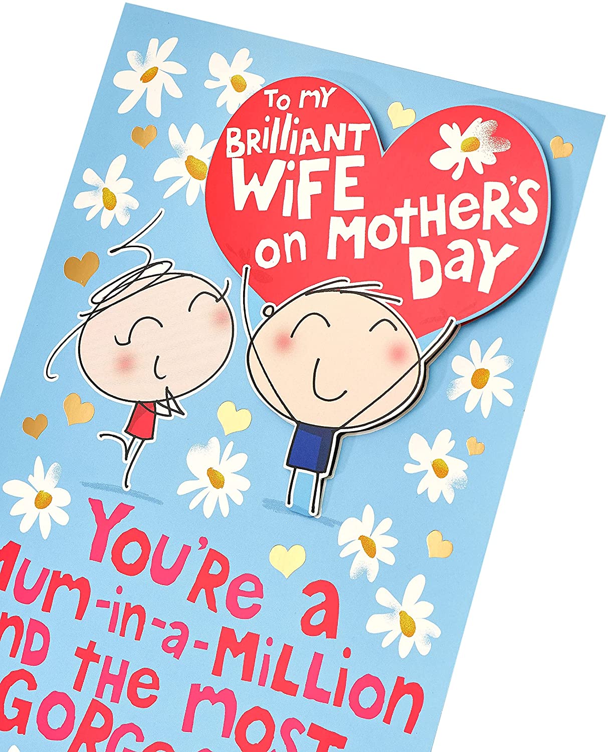Lovely Mother's Day Card Wife with Lovely Verse 