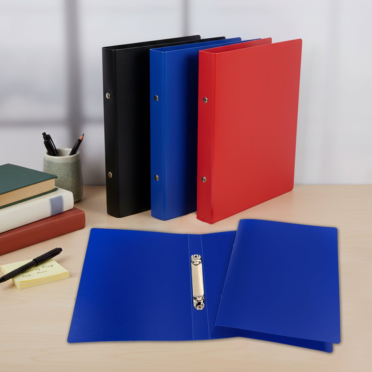 A5 White Ring Binder by Janrax