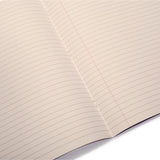 Rhino A4 48 Page Yellow with Cream Tinted Paper 12mm Lined with Margin Exercise Book