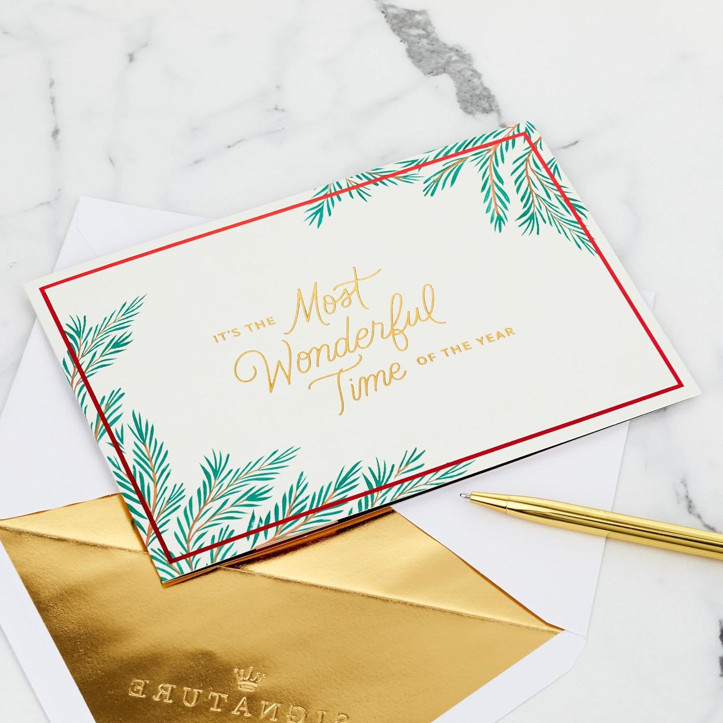 Festive Wreath Design 3D and Pop Up Christmas Card {DC}