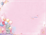 Bear With Party Popper Embellished 70th Birthday Card
