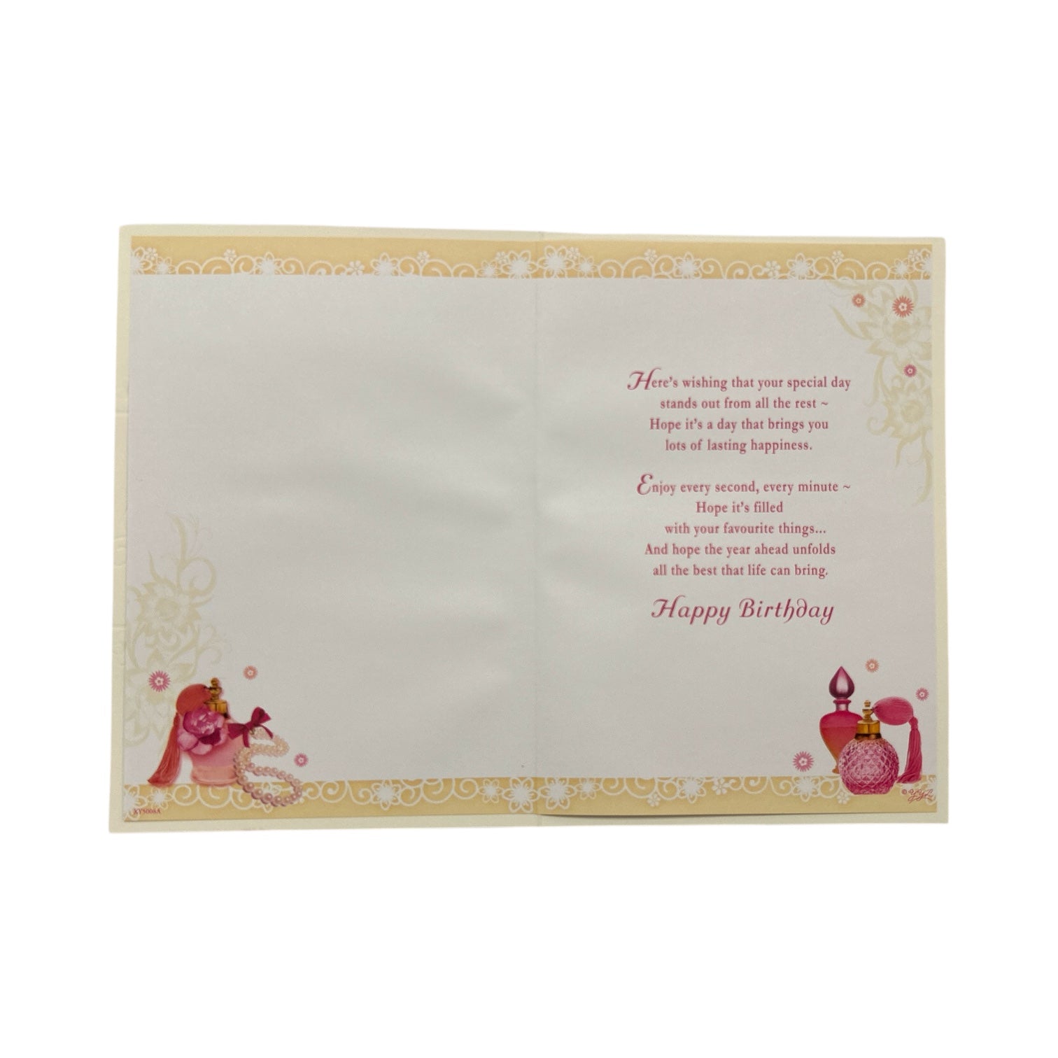 For A Special Grandma Perfumes Design Birthday Card