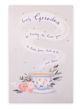 Grandma Teacup Birthday Card