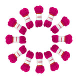 Hot Pink Acrylic Yarn Roll – 10g, 4 Strand 8 Ply Knitting Wool