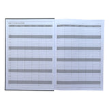 Janrax 2026-2027 A4 Day Per Page Burgundy Academic Diary
