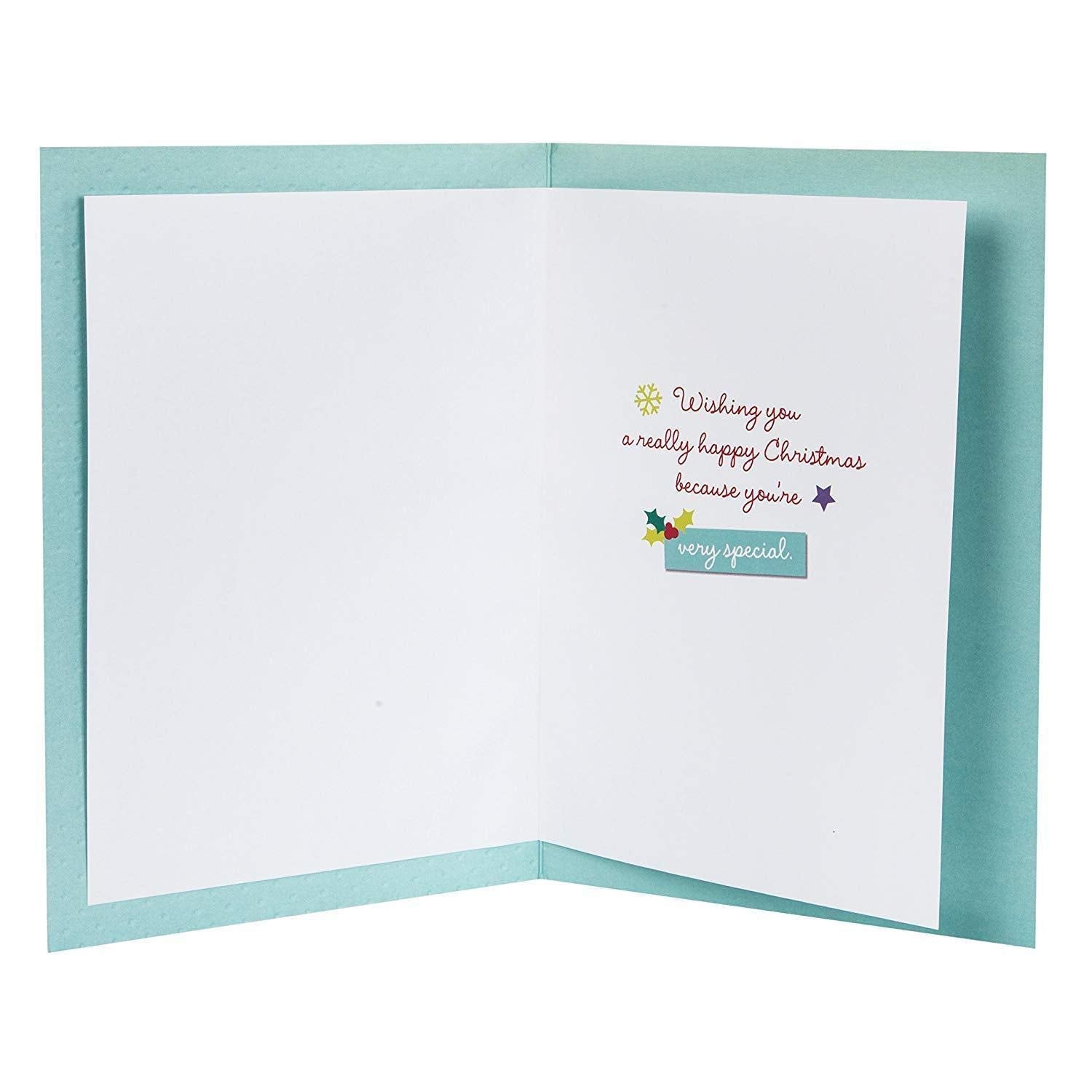 Christmas Card To Daughter & Partner 'You're Very Special' 