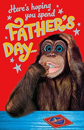 Humorous Monkey Father's Day Card 