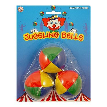 Pack Of 3 Juggling Balls 5.5cm