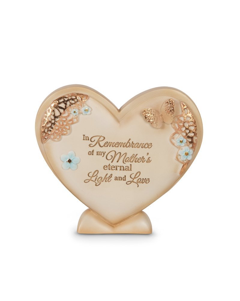 Pavilion Gift Company 19052 Light Your Way Memorial Mother's Light and Love Plaque, 4-Inch