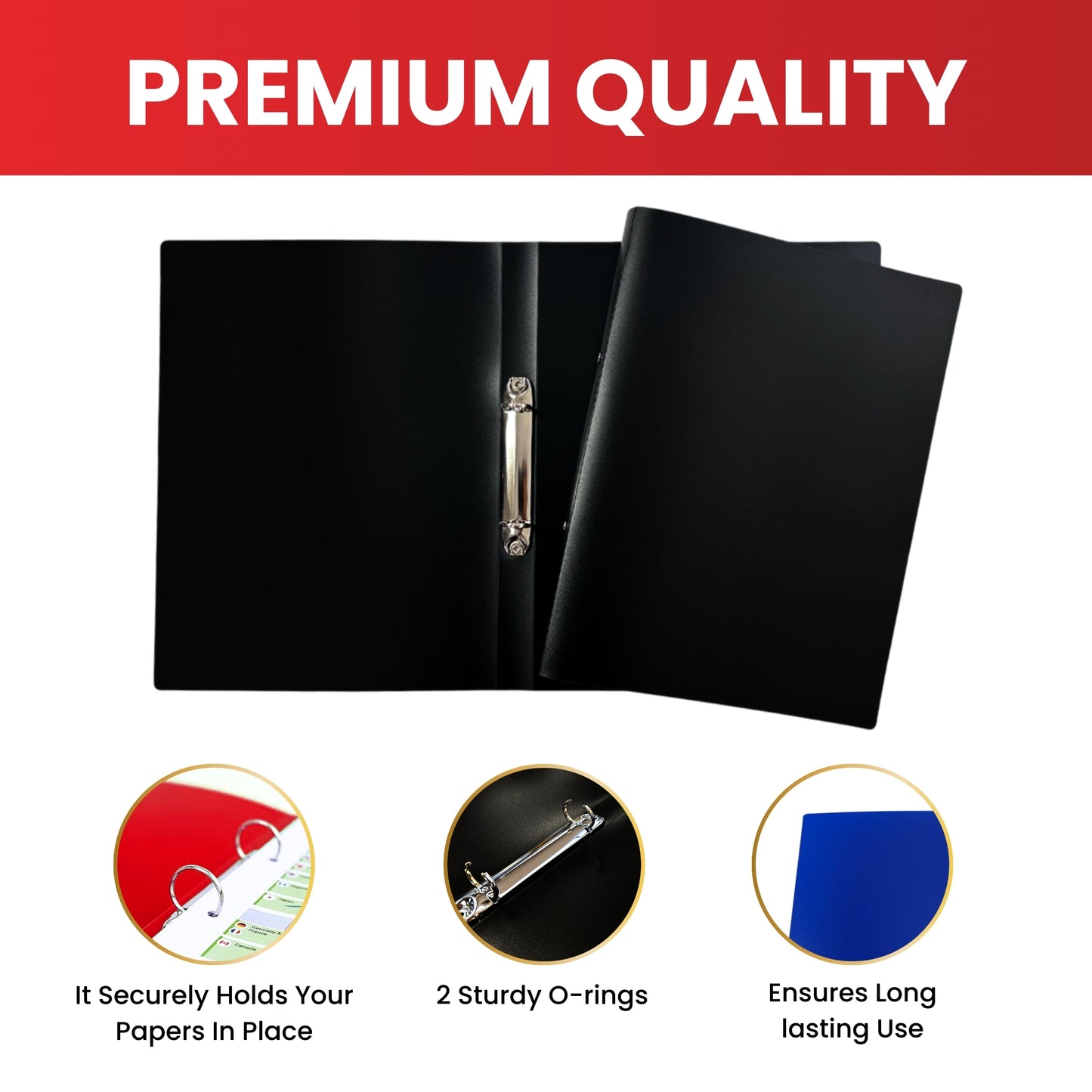 A4 White Ring Binder by Janrax
