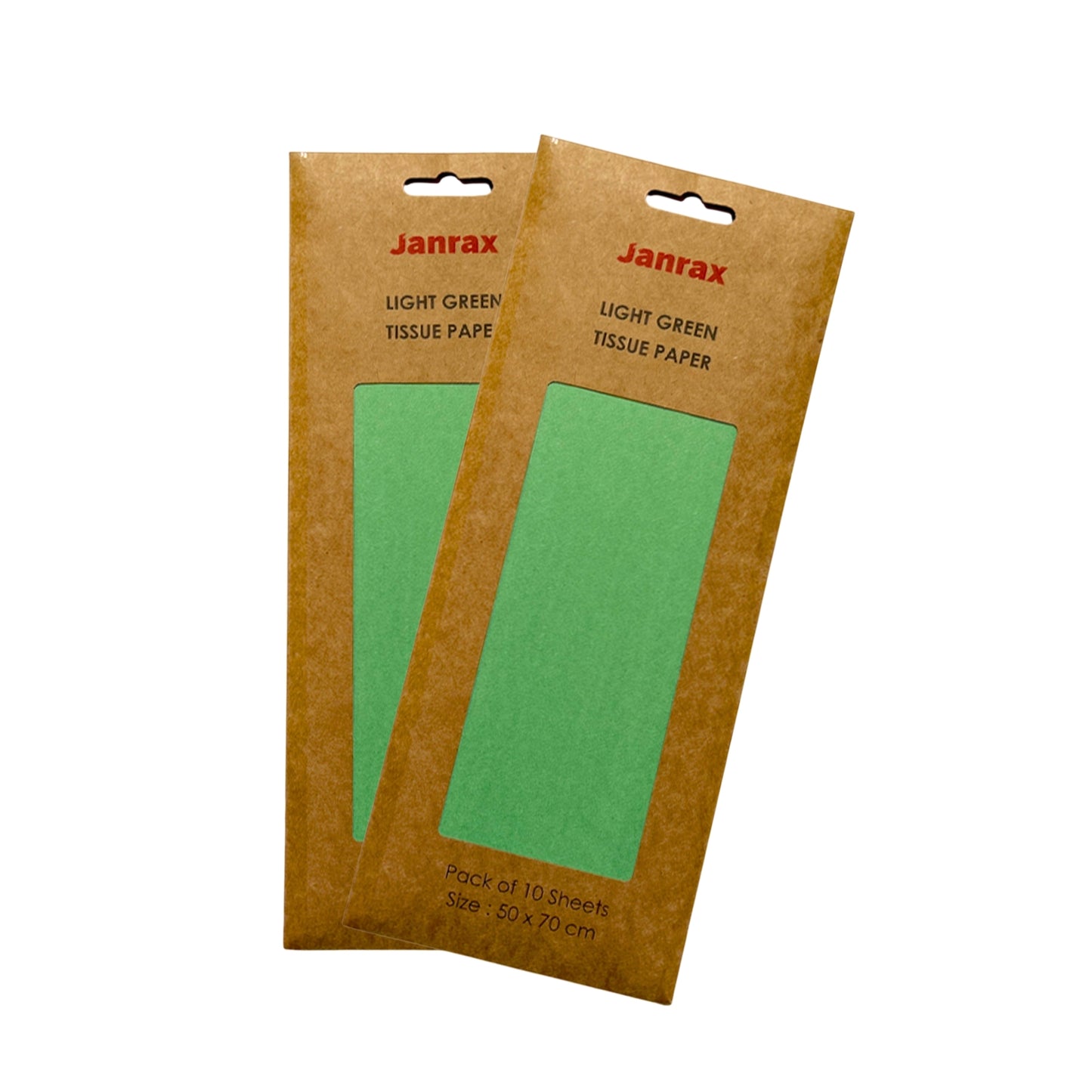 Pack of 10 Light Green Acid Free 50 x 70cm Tissue Paper Sheets