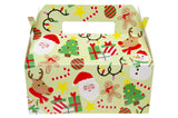 Pack of 12 Extra Large Christmas Food Boxes 23 x 12 x 10cm