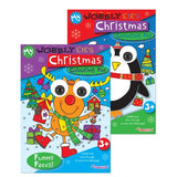 Single A4 32 Pages Christmas Wobbly Eyes Colouring Pad