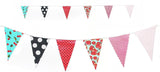 JA001 Punk Vintage Pattern Bunting 10m with 20 Pennants