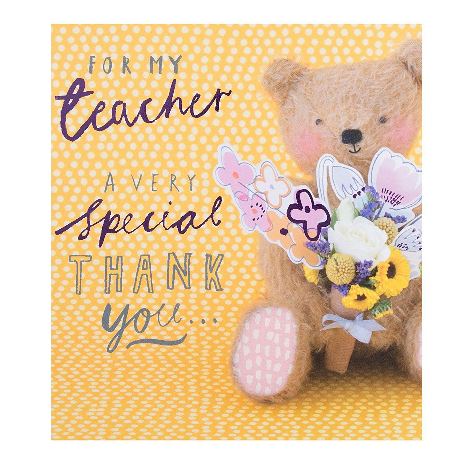 Thank You Teacher Card "Special Thank You" {DC}