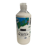 White Acrylic Paint 500ml by Icon Art