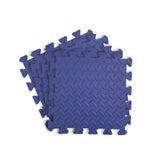 Pack of 4 30x30cm Navy Blue Coloured 1cm Thick EVA Foam Mats