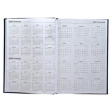 Janrax 2027 A5 Week To View Black Desk Diary