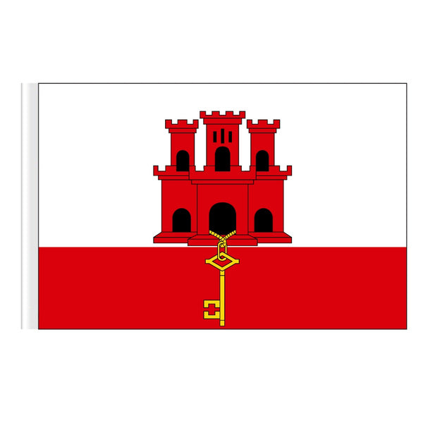 Gibraltar Flag 5"x3" {DC}
