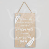 Thoughts of You Rectangle Plaque - The Times When You