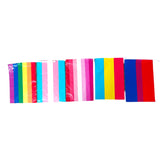 LGBT+ Rectangle Bunting 10m with 20 Pennants