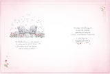 Bears Sat On Log Amazing Husband Luxury Boxed Handmade Valentine's Day Card {DC}