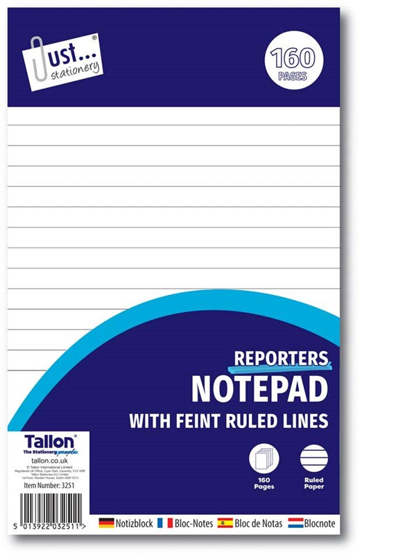 Reporter Notepad 160 Pages