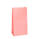 Pack of 12 Pastel Pink Paper Party Bags