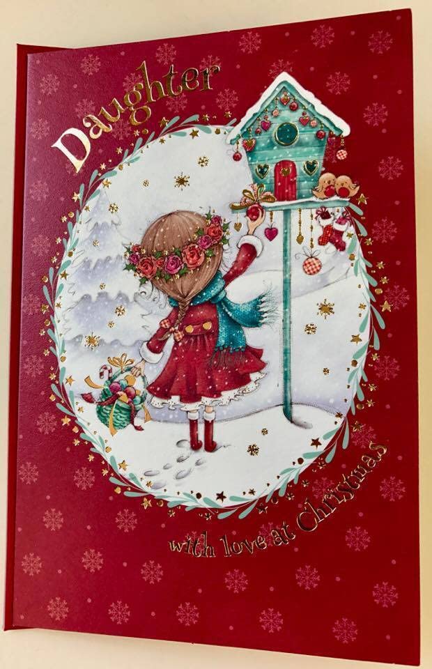 Daughter Cute Christmas Card 